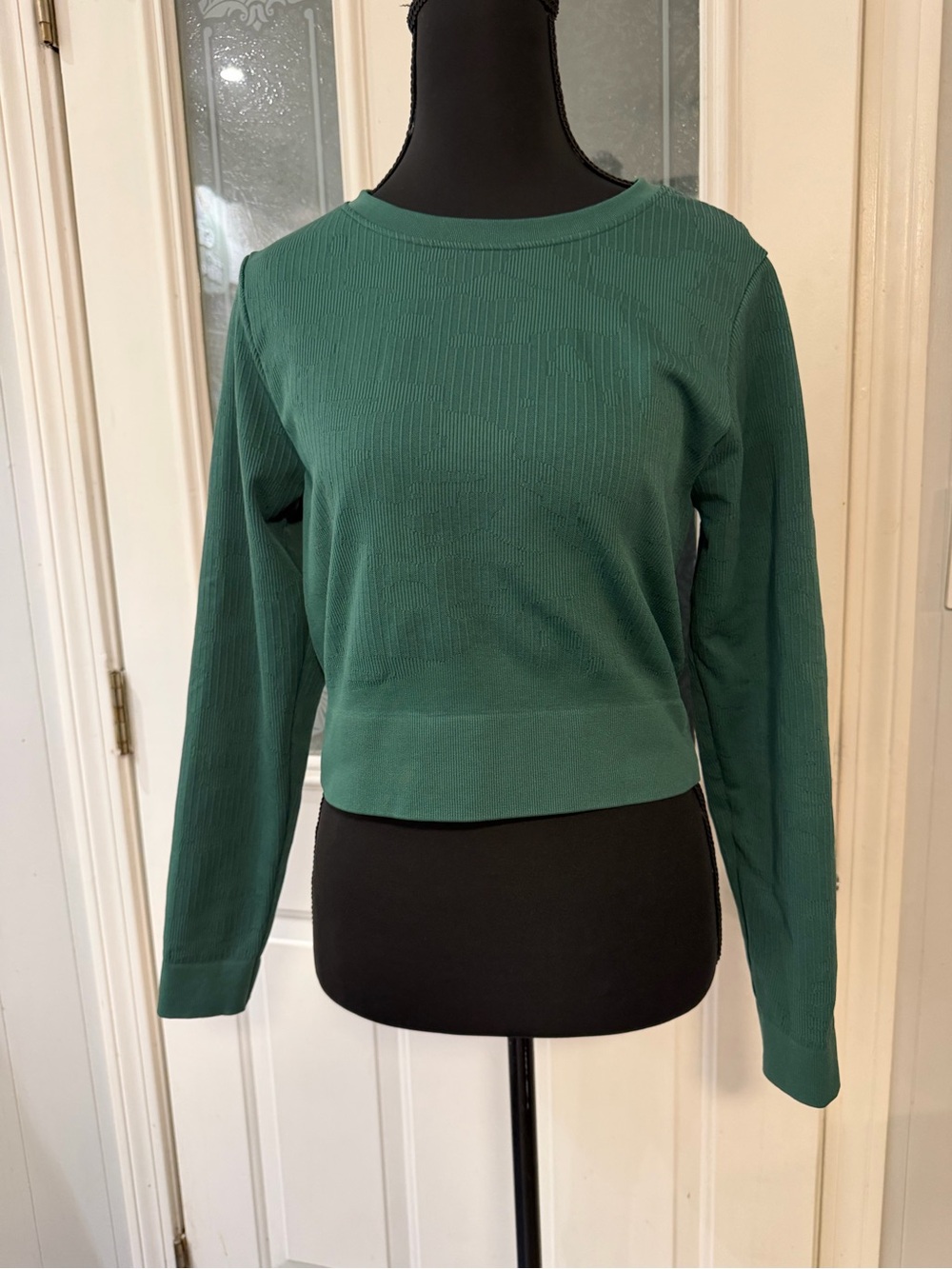 DSG Forest Green Long Sleeve Crewneck and Rei workout tank top